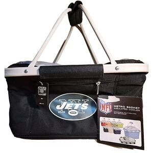 New York Jets NFL Picnic Time Metro Basket New With Tags Insulated Cooler